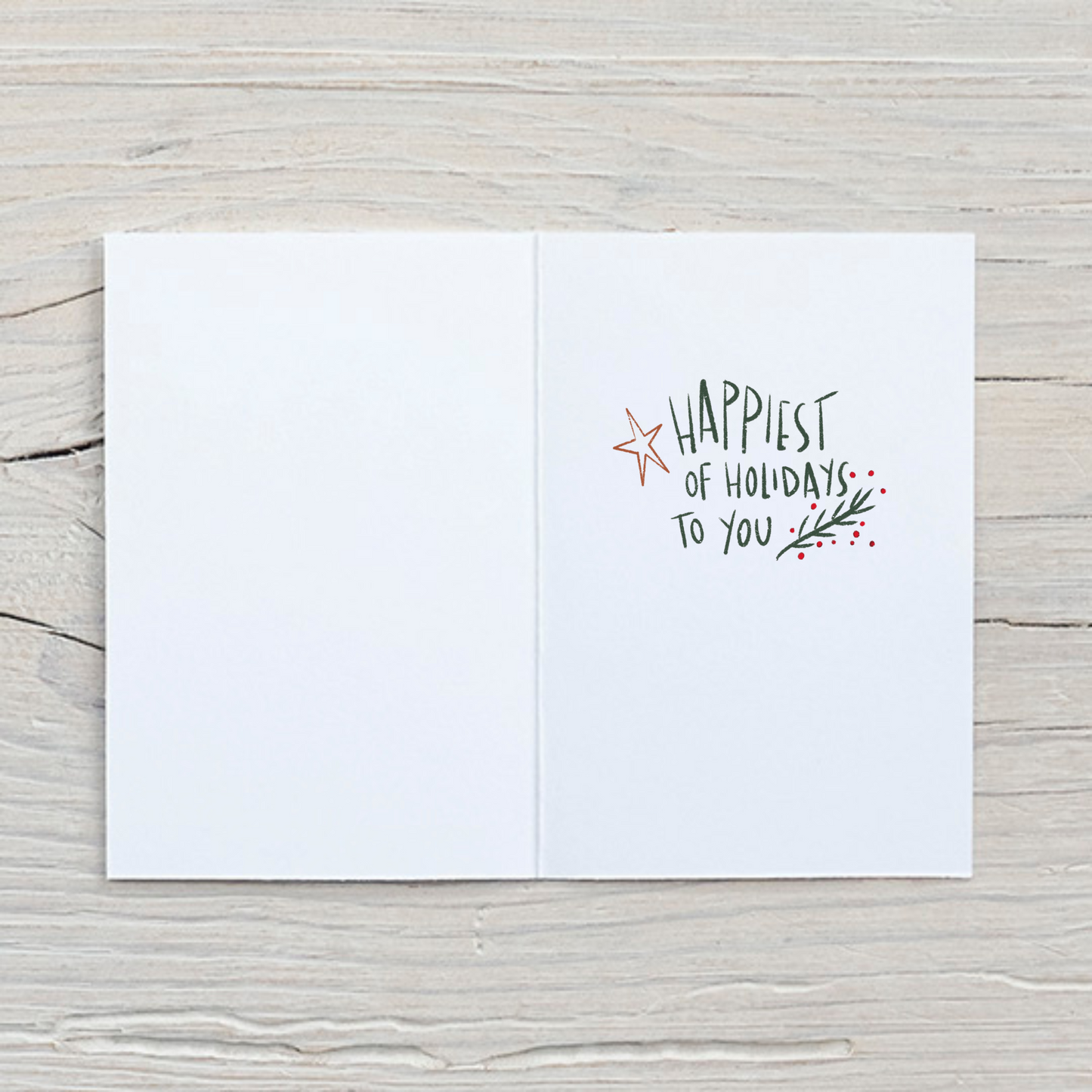 PBGV Holiday Card | Petite Basset Griffon Vendeen Christmas Cards