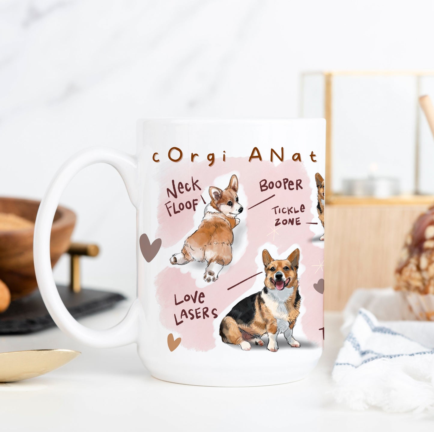 Corgi Anatomy Mug