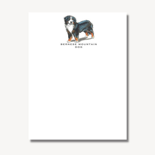 Bernese mountain dog note card with original artwork