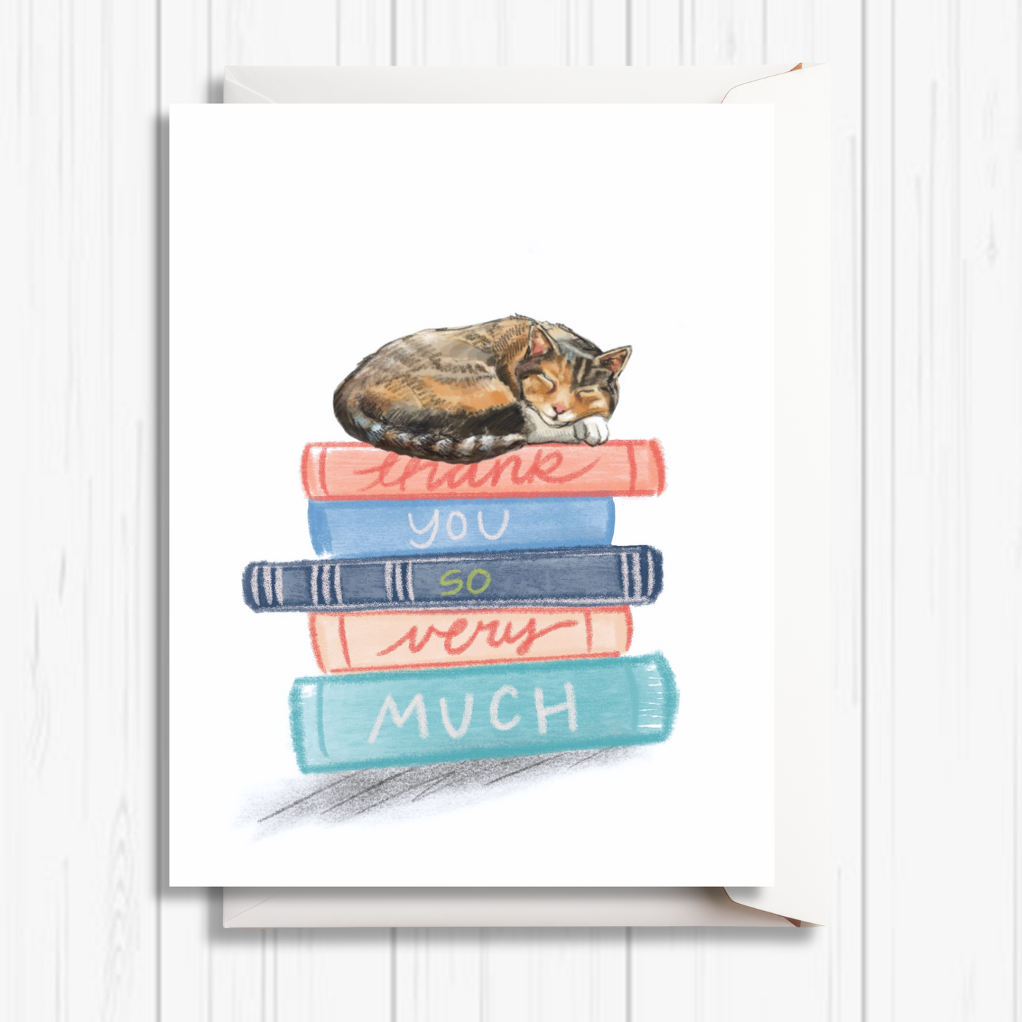 Cat Thank You Cards | Set of 6 Cat Thank You Cards | Blank Cat Cards