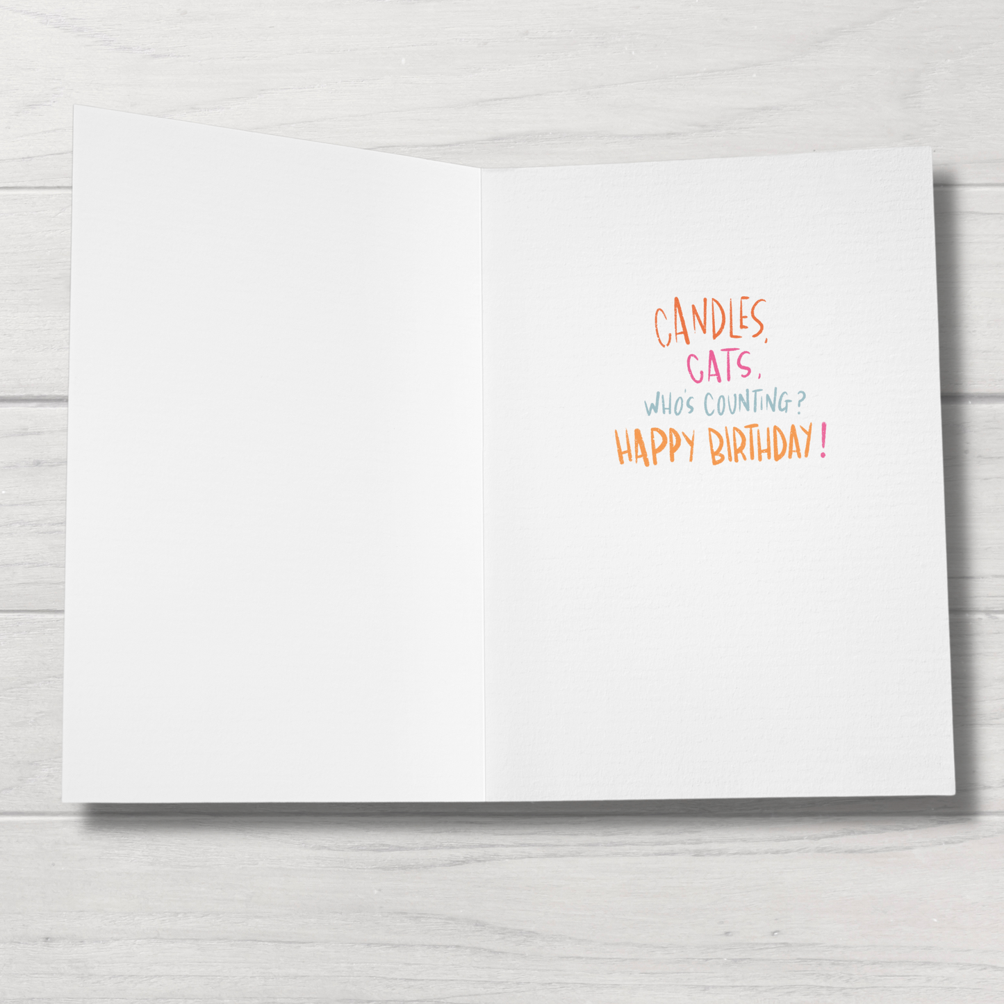 Cat Birthday Card | Funny Cat Card | Birthday Cats | Lost Count