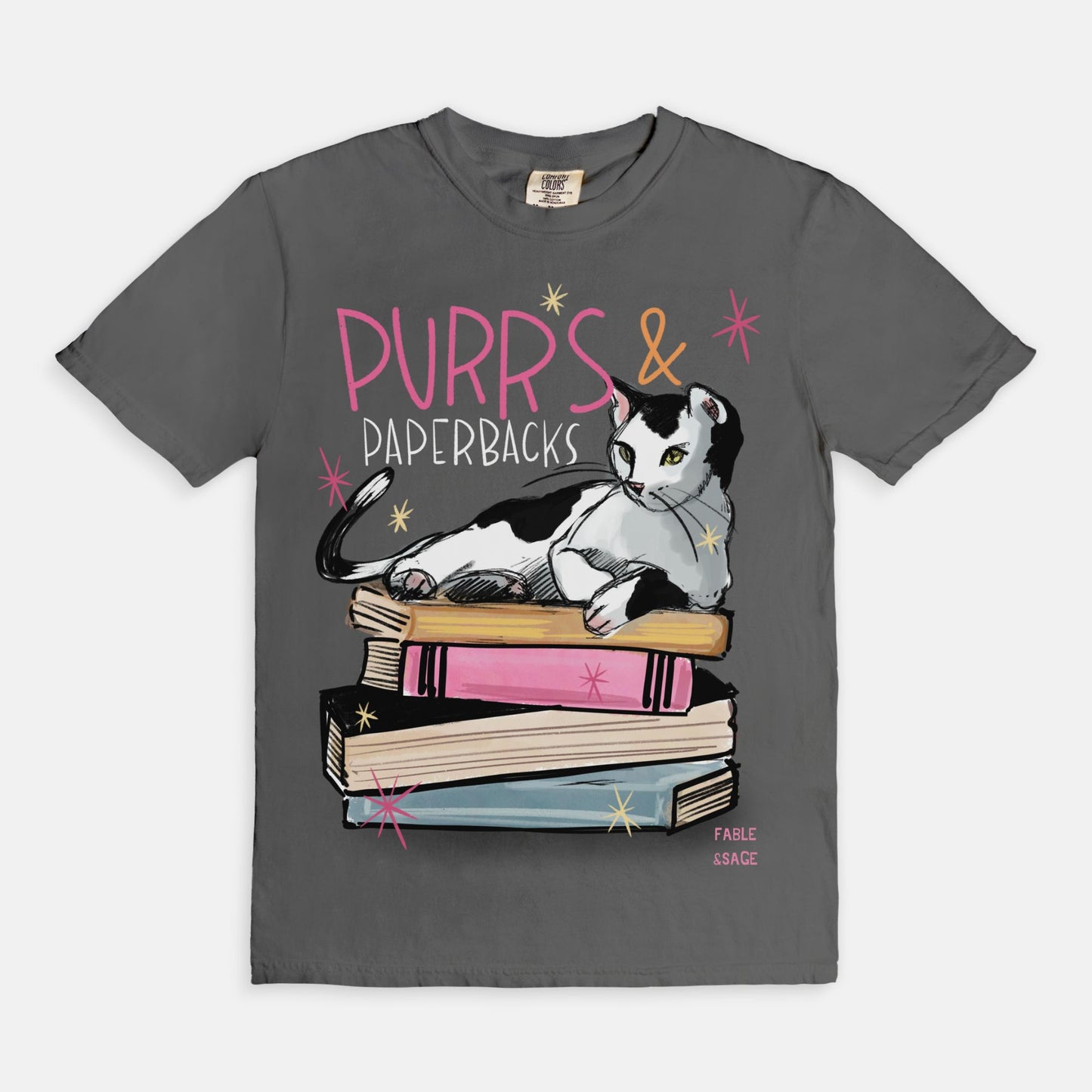 Purrs & Paperbacks T-Shirt