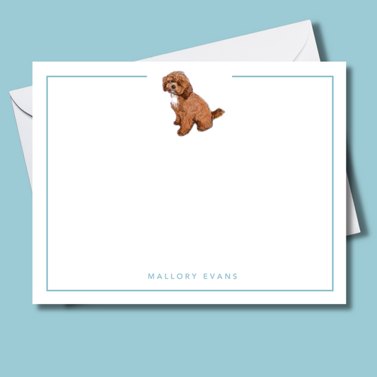 Personalized Dog Note Cards