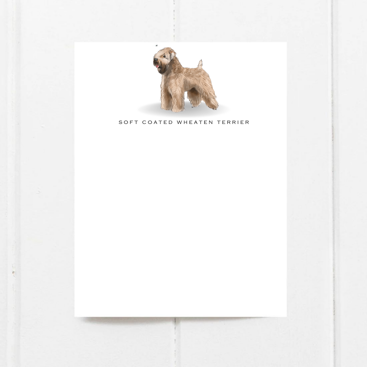 Soft Coated Wheaten Terrier Note Cards | Dog Stationery | Custom Dog Note Cards