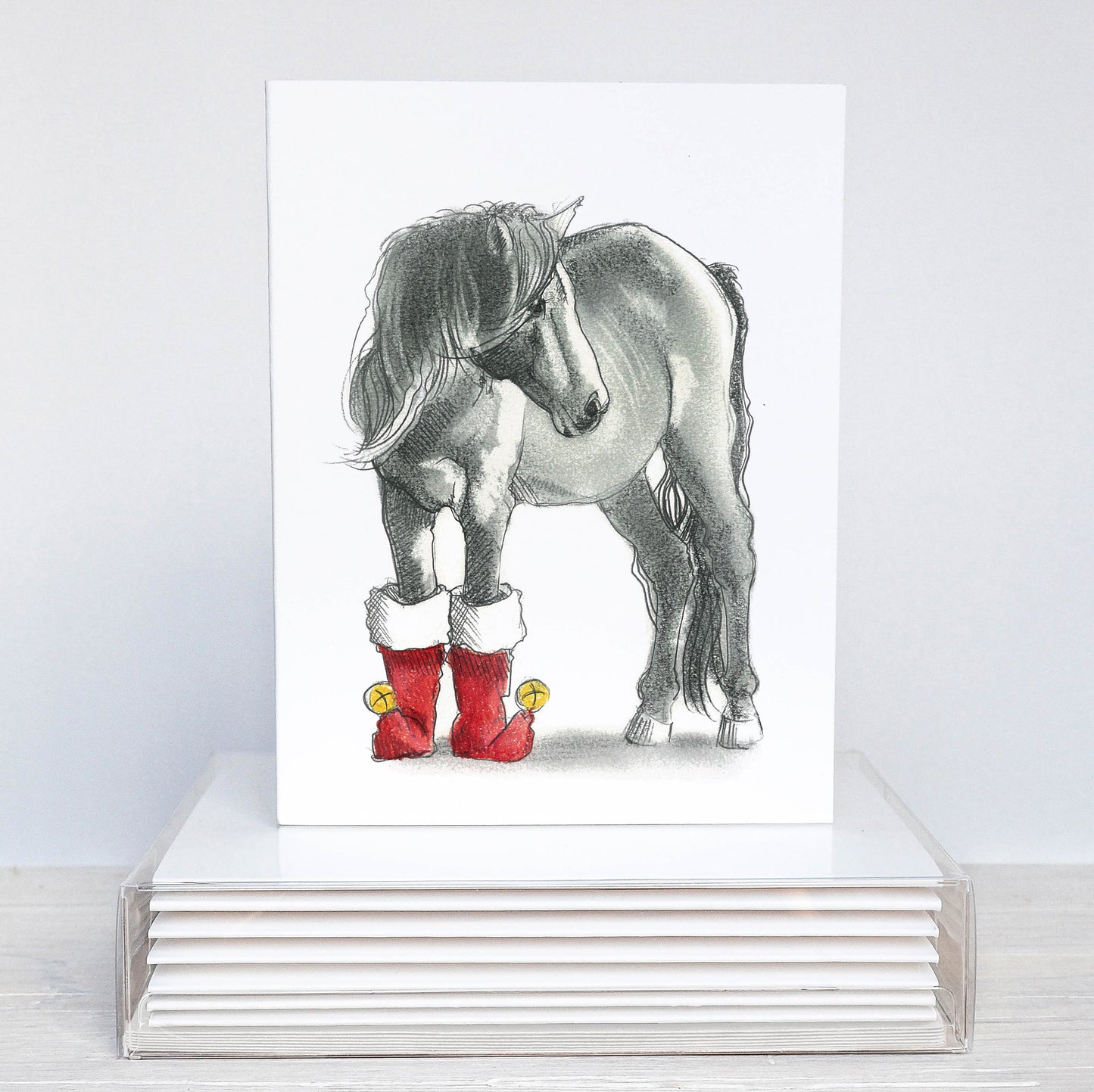 Horse Christmas card - Fable & Sage